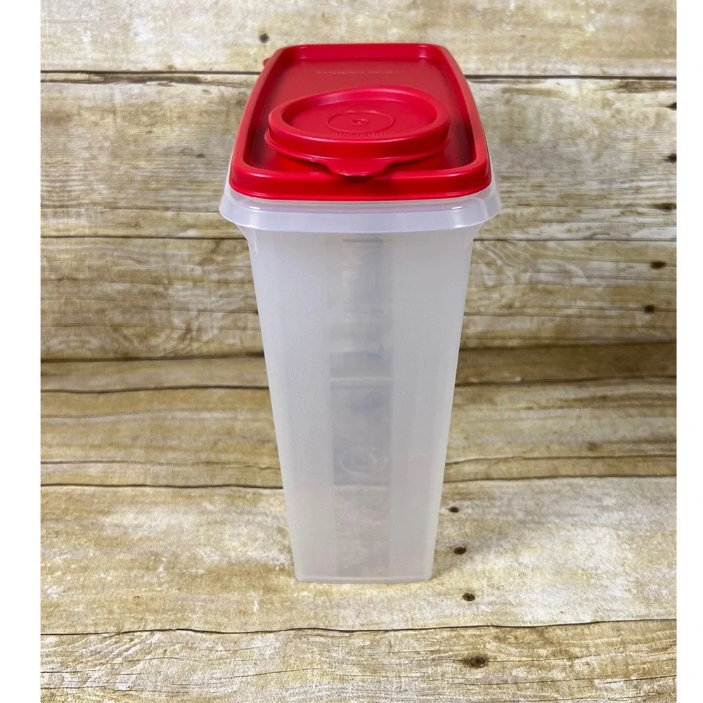 Tupperware Cereal Storer Large Red New Airtight Food Storage Container 13 Cup